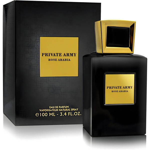 Parfum Private Army Rose Arabia, Fragrance World, apa de parfum 100 ml, unisex - inspirat din Rose D’Arabie by Giorgio Armani